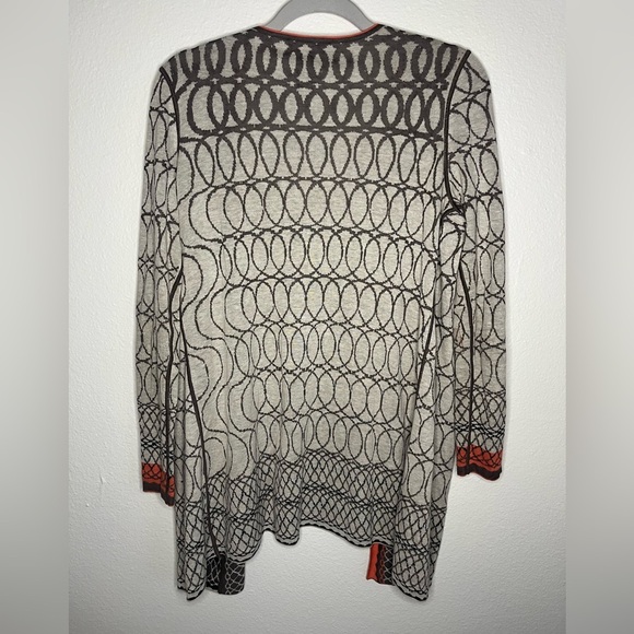 NIC+ZOE Brown and Cream Cardigan Sweater - Picture 5 of 7